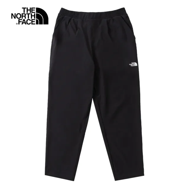 【The North Face 官方旗艦】北面女款黑色防曬防潑水休閒長褲｜5JX3JK3