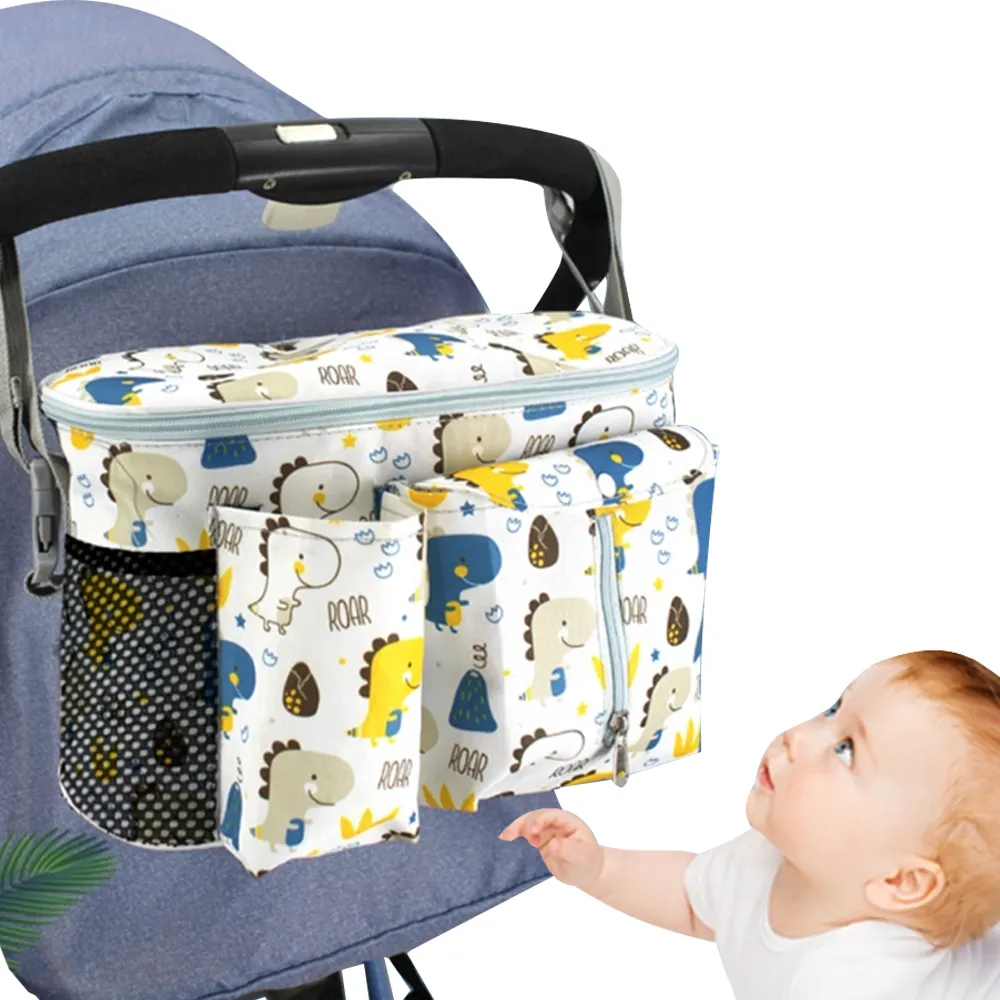 【OMG】嬰兒推車掛包 媽咪包 嬰兒車推車置物袋收納袋