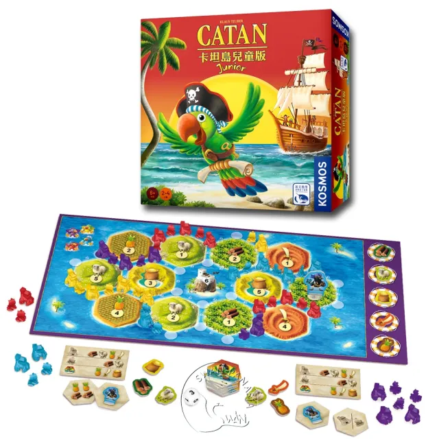 【新天鵝堡桌遊】卡坦島兒童版 CATAN JUNIOR(全家一起來)