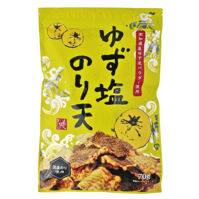 【咖樂迪咖啡農場】MOHEJI柚子鹽味炸海苔餅(70g)