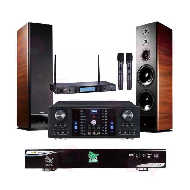 【點將家】DCC-899+FNSD AK-8800 PRO+TR-5600+TDF K-105(點歌機4TB+擴大機+無線麥克風+喇叭)