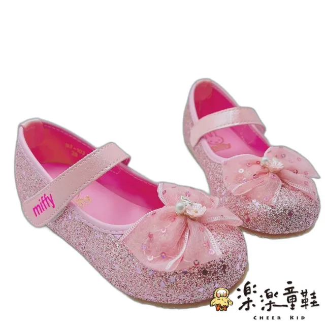 【樂樂童鞋】台灣製米菲兔公主鞋-粉色(女童鞋 公主鞋 娃娃鞋 皮鞋 休)