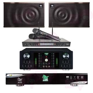 【點將家】DCC-899+FNSD A-300N+SR-889PRO+JBL MK10(點歌機4TB+擴大機+無線麥克風+喇叭)