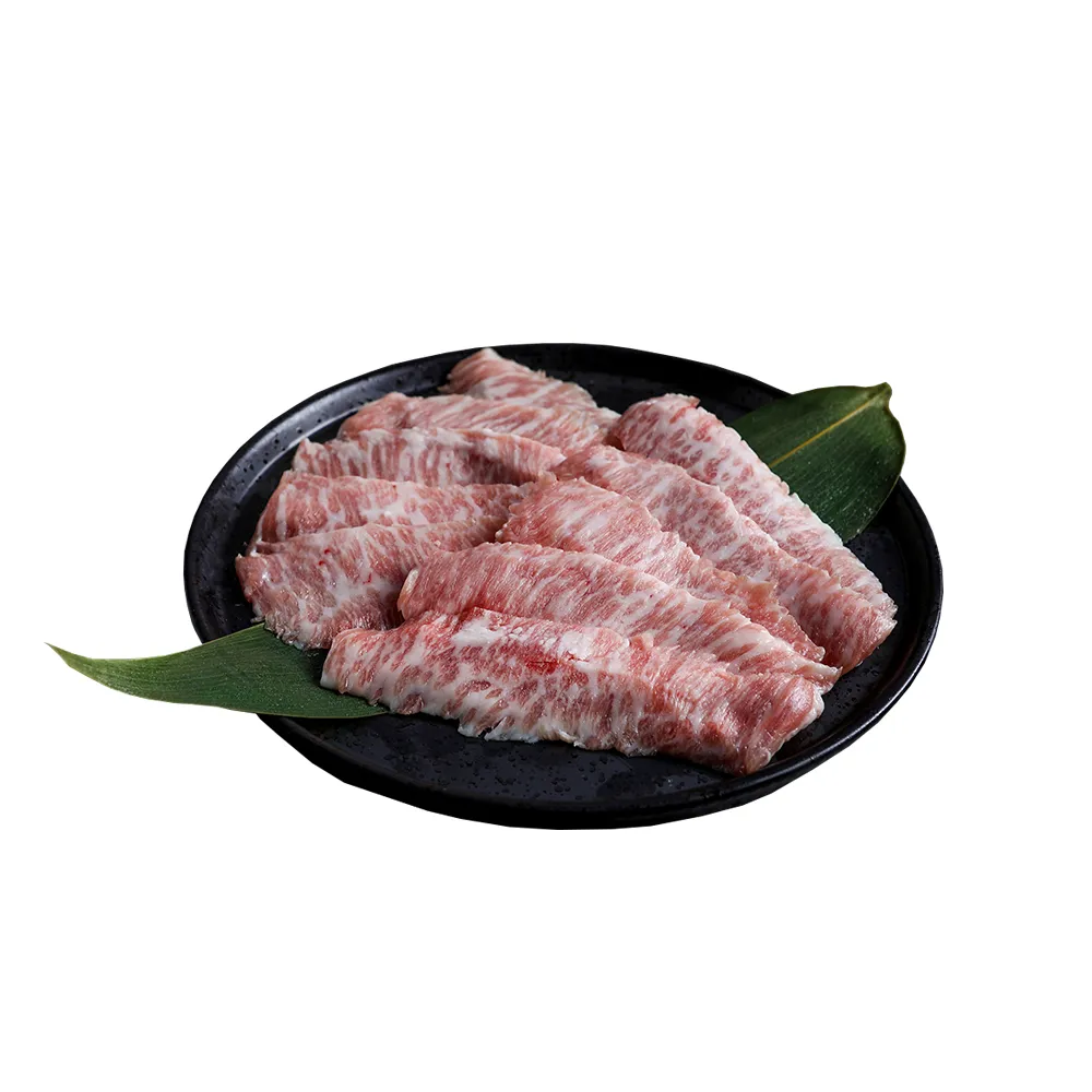 【享吃肉肉】任選999免運 西班牙手切伊比利松阪豬1包(200g±10%/包 中秋烤肉/燒烤)