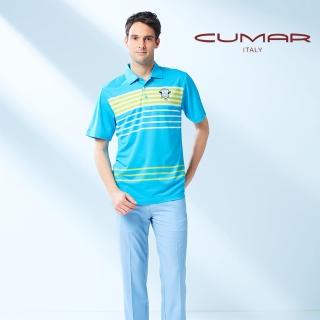 【CUMAR】男裝短袖吸濕排汗抗UV POLO衫/168219(多色任選)
