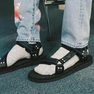 【SUICOKE】x JOHN ELLIOTT KIPA-CABJE-B OG-271CABJE 黑色 縫線 聯名款 抗菌內裡 涼鞋 SK271CABJEBK
