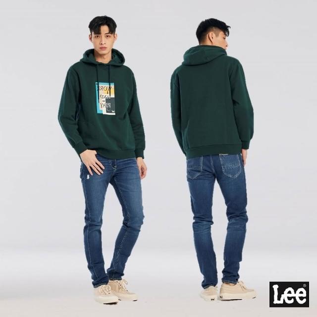 【Lee 官方旗艦】男裝 牛仔褲 / 705 中腰標準小直筒 中藍洗水 / 101+ 系列(LL220040529)