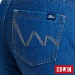 【EDWIN】女裝 JERSEYS迦績EJ3超彈中直筒牛仔褲(酵洗藍)