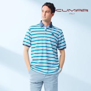 【CUMAR】男裝短袖吸濕排汗抗UV POLO衫/168218(多色任選)