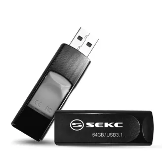 【SEKC】SKD67 64GB USB3.1 Gen1 伸縮式高速隨身碟(10入組)