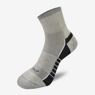 【LIMIT 力美特機能襪】3入組-條紋導流運動襪-灰(除臭襪)