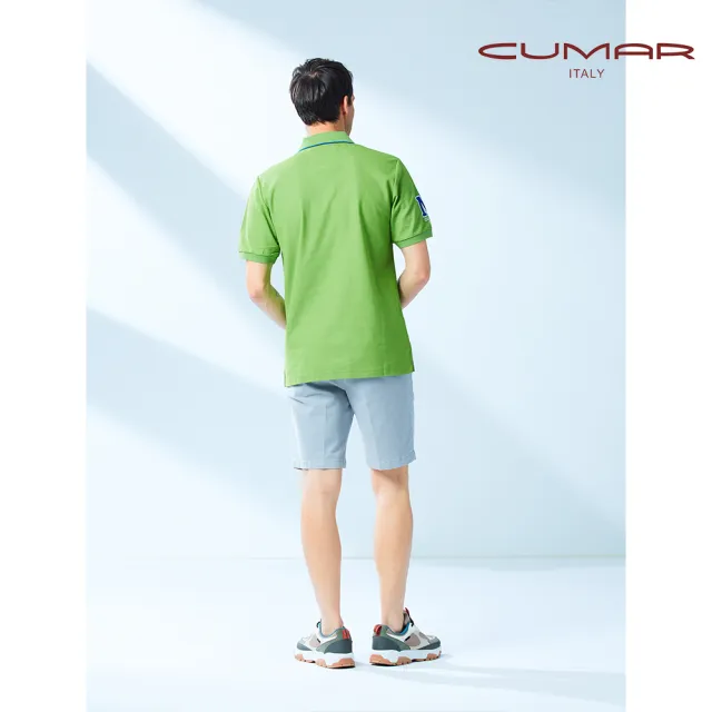 【CUMAR】男裝短袖吸濕排汗素面POLO衫/168249(多色可選)