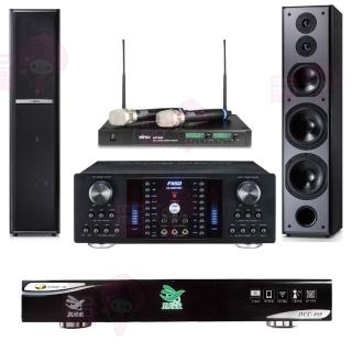 【點將家】DCC-899+FNSD AK-8800 PRO+ACT-880+TDF M6(點歌機4TB+擴大機+無線麥克風+喇叭)