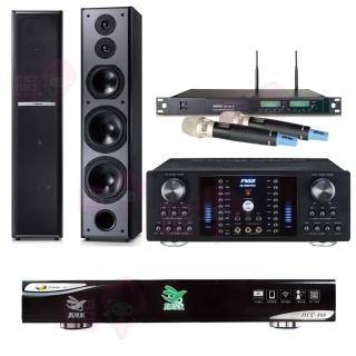 【點將家】DCC-899+FNSD AK-8800 PRO+ACT-65II+TDF M6(點歌機4TB+擴大機+無線麥克風+喇叭)