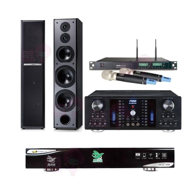 【點將家】DCC-899+FNSD AK-8800 PRO+ACT-65II+TDF M6(點歌機4TB+擴大機+無線麥克風+喇叭)