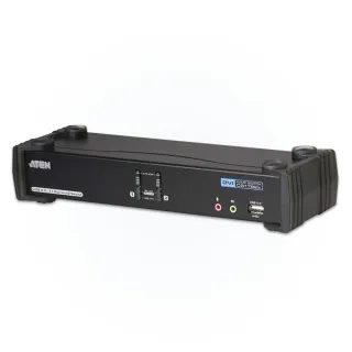 【ATEN】2埠USB DVI Dual Link/CH7.1音訊 KVMP☆多電腦切換器(CS1782A)