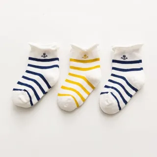 【Baby 童衣】任選 襪子三雙組 寶寶竹節棉中筒襪 88146(共６款)