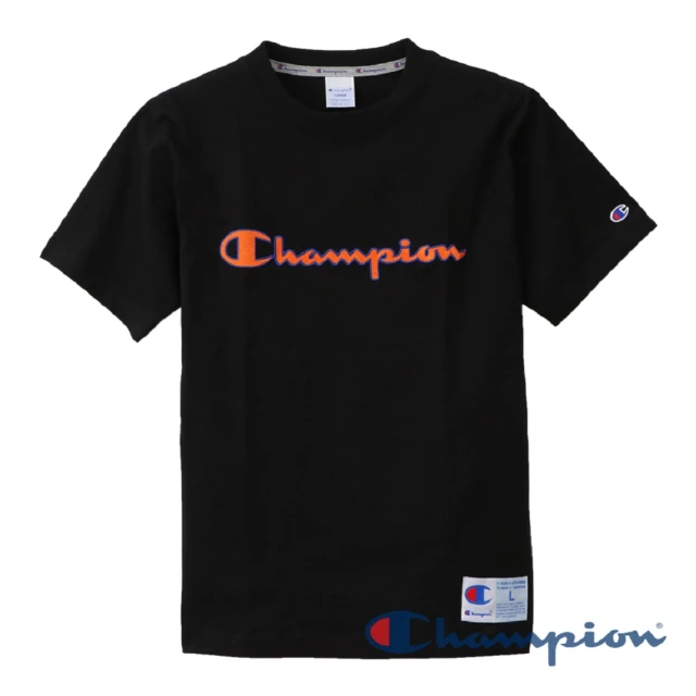 Champion 官方直營-CASUAL圓領印花LOGO上衣