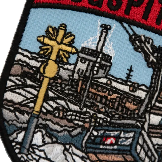 【A-ONE 匯旺】熱燙肩章 德國 祖格峰地標燙布 補丁 布章 刺繡貼布貼 熨斗 徽章 衣服褲子補(No.112)