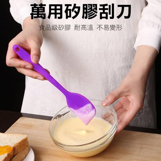 【PS Mall】矽膠攪拌刮刀 21*4cm奶油抹刀 軟刮刀 烘焙矽膠刮刀 3入(J3150)