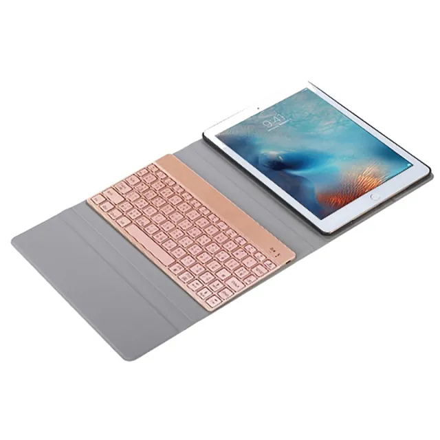 Powerway For iPad 9.7吋平板專用尊典型鋁合金藍牙鍵盤/皮套(Air/Air2/Pro9.7/iPad5/iPad6)