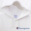 【Champion】官方直營-BASIC草寫Logo連帽長袖Tee-男(白色)