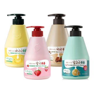 即期品【韓國 KWAILNARA】潤白沐浴乳560g(咖啡牛奶/草莓牛奶/香蕉牛奶/椪糖牛奶 有效至2025.02)