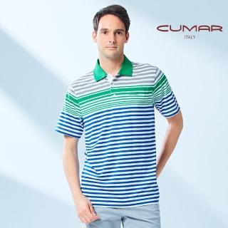 【CUMAR】男裝短袖吸濕排汗POLO衫/178239(多色任選)