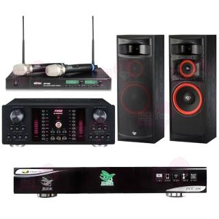 【點將家】DCC-899+FNSD AK-9800 PRO+ACT-880+XLS-12(點歌機4TB+擴大機+無線麥克風+卡拉OK喇叭)