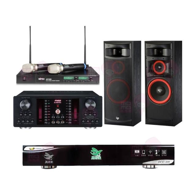 【點將家】DCC-899+FNSD AK-9800 PRO+ACT-880+XLS-12(點歌機4TB+擴大機+無線麥克風+卡拉OK喇叭)