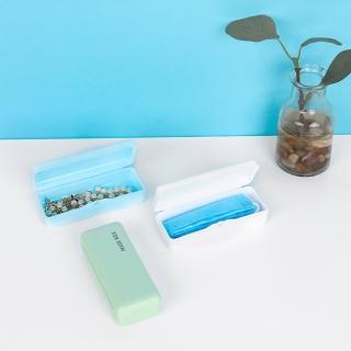【E.City】口袋型扣式多功能口罩口紅收納盒(2入)