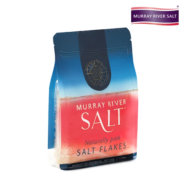 【ＭURRAY RIVER SALT 瑪瑞河鹽】澳洲天然瑪瑞河鹽片-袋裝150g
