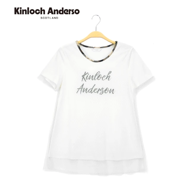 Kinloch Anderson 配網布印花上衣 金安德森女裝(白)