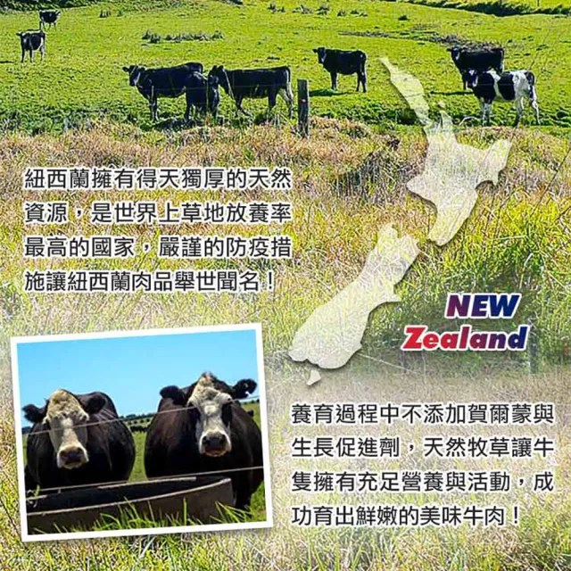 【享吃肉肉】16oz紐西蘭股神牛排8包組(450g±10%/包)