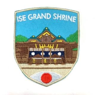 【A-ONE 匯旺】日本 伊勢神宮 JP 補丁裝飾貼 繡片貼 刺繡布貼 立體繡片貼 熨燙徽章布貼(NO.235)