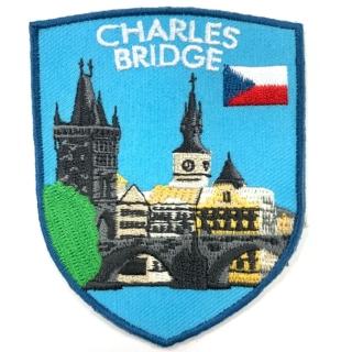 【A-ONE 匯旺】捷克 查理大橋 PATCH 刺繡背膠補丁 INS打卡地標袖標 布標 布貼 補丁(NO.275)