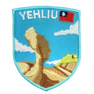 【A-ONE 匯旺】臺灣野柳 女王頭 地標文青風格 帽子 熨斗貼布 熨燙布標 布藝徽章電繡士氣章(NO.186)
