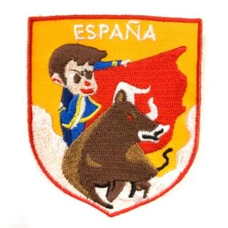 【A-ONE 匯旺】西班牙 鬥牛士 ESPANA 飛行夾克 燙布貼 刺繡袖標 地標電繡刺繡士氣章(NO.310)