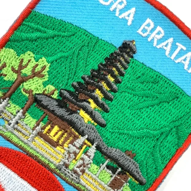【A-ONE 匯旺】印尼 水神廟 外套刺繡布章 貼布 布標 燙貼 徽章 肩章 INS打卡地標 識別(NO.292)