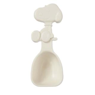 【小禮堂】SNOOPY 史努比 造型塑膠計量湯匙 《白款》(平輸品)