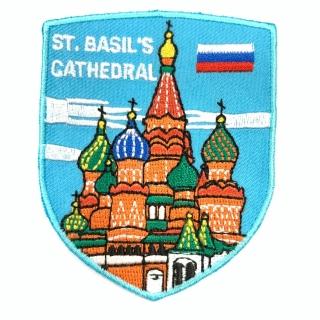 【A-ONE 匯旺】俄羅斯 聖瓦西里主教座堂 地標PATCH 刺繡布章 貼布 布標 燙貼 徽章 肩(NO.212)
