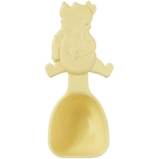 【小禮堂】Disney 迪士尼 小熊維尼 造型塑膠計量湯匙 《黃款》(平輸品)