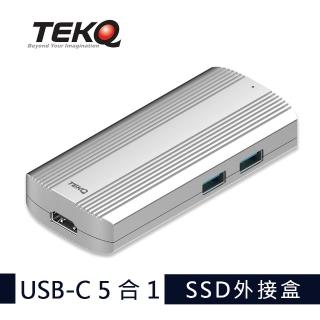 【TEKQ 璿驥國際】583 URUS USB-C 5 合 1 SSD外接盒 M.2 固態硬碟 HDMI 4K 30HZ高畫質傳輸(臺灣製造)
