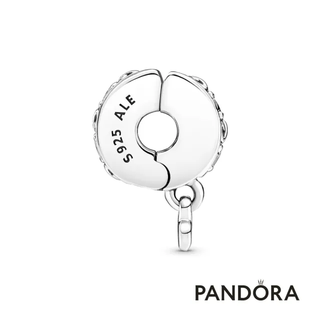 【Pandora官方直營】永恆親情密鑲寶石固定釦