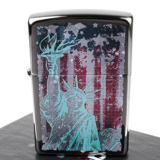 【Zippo】美系~Statue Of Liberty-自由女神圖案設計打火機
