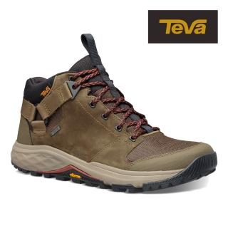 【TEVA】原廠貨 男 Grandview GTX 高筒防水黃金大底郊山鞋/登山鞋(深橄欖-TV1106804DOL)