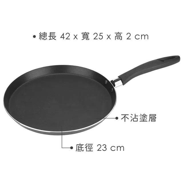 【TESCOMA】歐洲 Presto可麗餅不沾平底鍋 25cm  / 平煎鍋