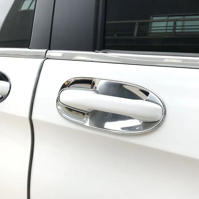 【IDFR】Benz 賓士 V-W447 2015~on 鍍鉻銀 車門防刮門碗 內襯保護貼片(防刮門碗 內碗 內襯 門拉手貼片)