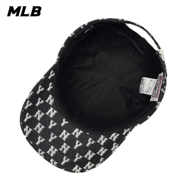 【MLB】可調式棒球帽 MONOGRAM系列 紐約洋基隊(3ACPFF02N-50BKS)