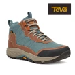 【TEVA】原廠貨 女 Ridgeview Mid 高筒戶外多功能登山鞋/休閒鞋(棕褐色/鋼藍色-TV1116631TTRP)